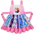 thumbnail image 4 of Vestido de princesa Frozen para niñas, Elsa, sirena, Rapunzel, Minnie Mouse, unicornio, disfraces de Halloween, 4 of 5