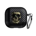 thumbnail image 5 of Rugged Case for AirPods 4 & 5, Fiber Patterns Shockproof Cover for AirPods 4th / 5th Gen with Skull Switch and Carabiner, 5 of 6