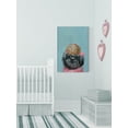 thumbnail image 3 of Marmont Hill Hipster Sloth Canvas Wall Art, 3 of 7