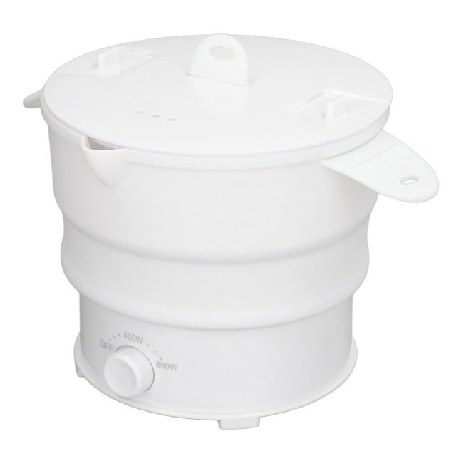 Foldable Electric Hot Pot Cooker 800W 1.2L Portable Travel For Camping Office Hotel