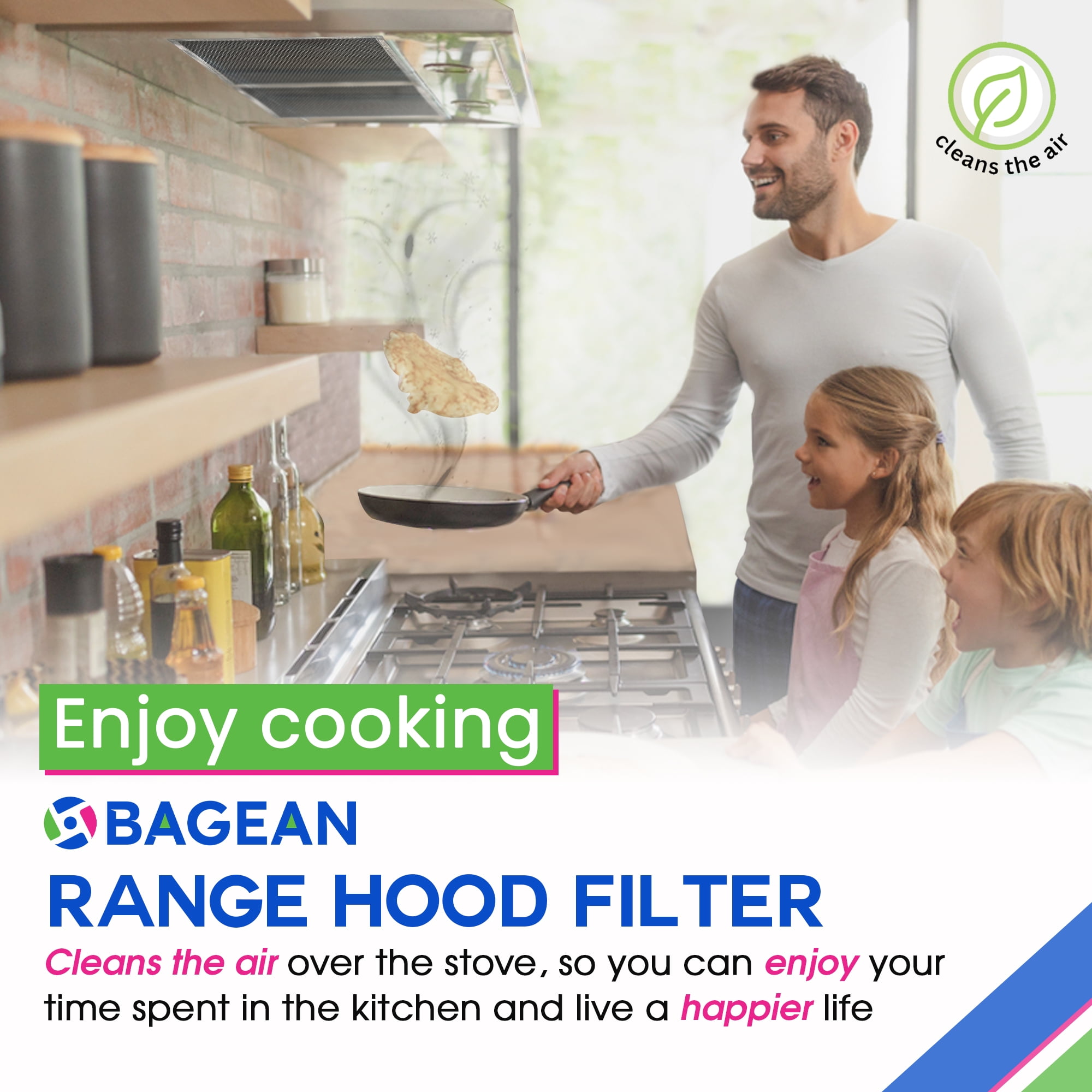 Range Hood Filter Replacement 11.6” x 11.2” BPQTF S99010317 Broan Charcoal Grease Filter Combo - Ductless Stove Vent Filter - Metal Mesh Blocks Grease and Carbon Filters Kitchen Oven Air  (1-Pack)