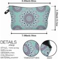 thumbnail image 2 of Small Makeup Bag Mandala Flowers Printed Cosmetic Bag for Purse Womens Pouch Organizer Bags for A Gift(51456), 2 of 4
