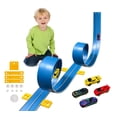 thumbnail image 1 of Pista de carreras JOYANDRO flexible azul con 4 autos de 4,5 m, 1 of 9