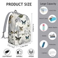 thumbnail image 3 of Butterfly Lovers School Backpack with Colorful Floral Pattern – Lightweight Travel Bag with Oxford Durable Material, Large Capacity, Anti-theft Features for Students, Teens, and Women, 3 of 3