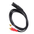 thumbnail image 4 of XLR To Dual  Y Splitter Cable, XLR Cables Easy To Use Convenient  For  Station For Microphones For Speaker Systems For Stage Lighting, 4 of 8