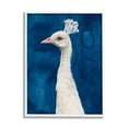 thumbnail image 5 of Stupell Industries Gorgeous Royal Blue White Feathers Peacock Portrait , 16 x 20, Design by Grace Popp, 5 of 5