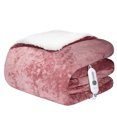 thumbnail image 1 of CazToi Electric Heated Throw Blanket 84x90 Inch Fast Heating Sherpa with Heat & Timer Settings, 1 of 9