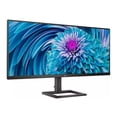 thumbnail image 2 of Philips 343E2E Monitor IPS sin marco de 34 pulgadas, UltraWide Full HD 2560x1080, 123% sRGB/109% NTSC, 1ms 75Hz FreeSync, USB-C (con PD hasta 65W), altura ajustable, VESA, reemplazo avanzado de 4 años, 2 of 4