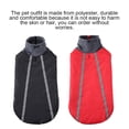 thumbnail image 4 of Chaqueta reflectante para mascotas al aire libre para ropa de animales pequeños, medianos y grandes a prueba de viento invierno senderismo Camping mono traje negro S sidaley PT000585-01, 4 of 7
