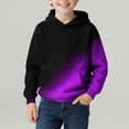thumbnail image 4 of Sudadera con capucha para niño, con estampado de color, manga larga, informal, deportiva, con capucha, manga larga, sudadera con capucha, top con inserciones en los hombros, blusa de poliéster para ni, 4 of 7