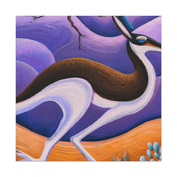 Roadrunner Landscape Scene - Canvas