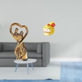 thumbnail image 2 of Figura decorativa de pareja romántica con serpiente de dibujos animados, estatua de resina, adorno decorativo para aniversario, Valentín y decorac, 2 of 8
