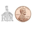 thumbnail image 3 of 925 Sterling Silver Necklace w/ RN (Registered Nurse) Pendant Charm, 3 of 4