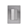 thumbnail image 1 of Placa armada con 1 apagador escalera de 3 módulos, Color Plata INOX1008. iGoto Placa armada INOX, 1 of 2
