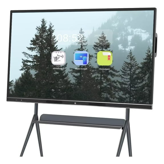 JYXCN Smart Board 75", 1080p Touch Screen Digital Whiteboard for Presentations & Training Smart TVs (Wall-Mounte)