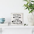 thumbnail image 4 of Wooden Box Sign, Get Naked Wood Block Plaque Sign Rustic Farmhouse Square Desk Decor For Home Office Shelf Decor 5 X 5 In, 4 of 5