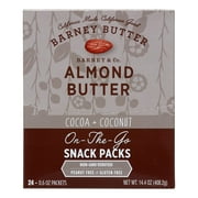 Barney & Co. Gluten Free Almond Butter Singles, Cocoa + Coconut, 0.6 Oz