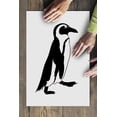 thumbnail image 3 of Penguin, Simple, Black and White (19x27 inches, Premium 500 Piece Jigsaw Puzzle for Adults and Family, Made in USA), 3 of 4
