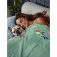 thumbnail image 3 of Spring Bird Flowers King Size Flat Sheet, Wrinkleproof & Fadeproof Cooling Flat Bed Sheet Only, Farmhouse Watercolor Botanical Plant Breathable Soft Bedding Top Sheets 105 x 98 Inches, 3 of 8