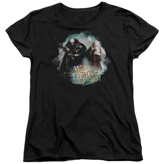 The Hobbit - Were Fighers - Women's Short Sleeve Shirt - Large