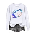 thumbnail image 2 of Ailaofu Womens Long Sleeve Shirt Pullover Tops, Loose Casual Crewneck T-Shirt Lightweight Sweatshirt, 2 of 3