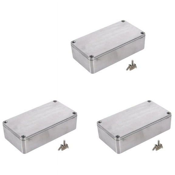 3X Diecast Aluminium Electronics Project Box Case Enclosure Instrument Waterproof, Standard 1590B 112X60X31mm