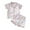 Z06-Light Pink, variant on Zshosam Pjs Kids Girls Toddler Girl's Pajama Sets Printed Short Sleeve Button Tops Shorts Sleepwear PJ's Size 4T 5T,(Pink 4-5 Years)