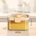 thumbnail image 3 of XKHHLH Airtight Food Storage Containers with Flip-Top Lids, Cereal Containers Storage, Plastic Cereal Organizer Dispenser for Kitchen, Pantry Organization Storage, 3 of 8