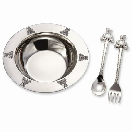 

FB Jewels Bear Bowl Spoon Fork Set