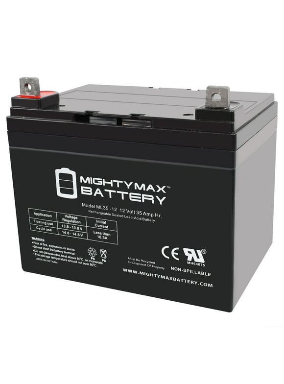12V 35AH Replacement Battery compatible with Interstate 33ah DCS-33H, DCS33H