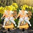 thumbnail image 6 of SUOKOM Easter Bunny Garden Stakes Easter Egg Dwarf Yard Signs for Easter Decorations Outdoor Spring Home Decor, 1PCS, 6 of 6