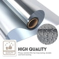 thumbnail image 1 of Bingirl 1/2 Meter One Way Mirror Window Film Vinyl Self-adhesive Reflective Solar Film Privacy Window Tint for Home Sliver Glass Sticker, 1 of 9