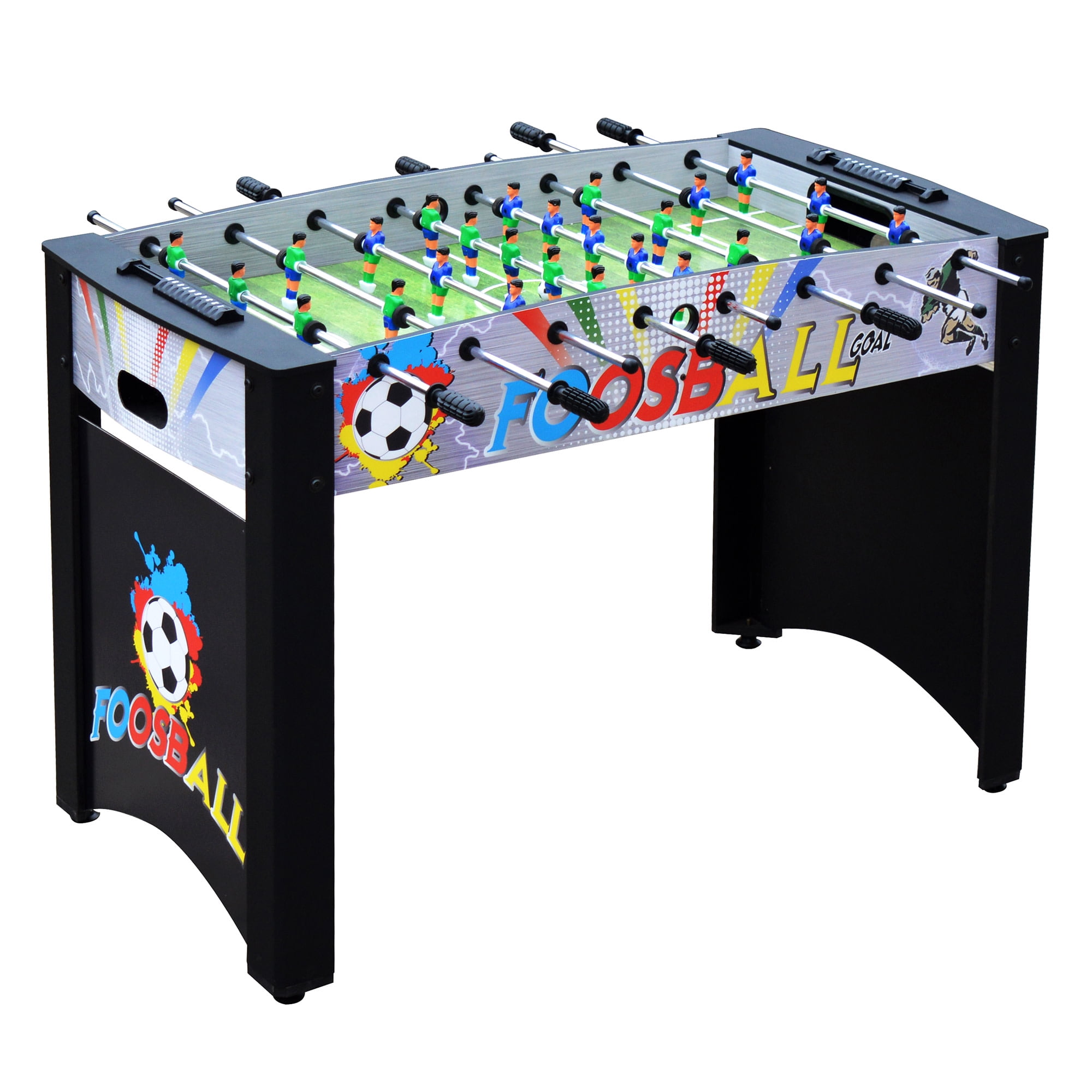 Details about   Playoff 4-Foot Foosball Table Soccer Game for Kids & Adults Ergonomic Handles 