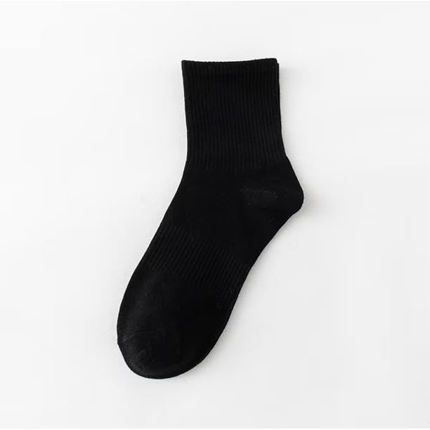 Calcetines de confinamiento, calcetines de pelo blanco, calcetines sin hueso de otoño e invierno, calcetines universitarios japoneses que absorben el sudor hasta la mitad de la pantorrilla