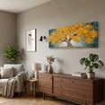 thumbnail image 2 of Canvas Wall Art for Living Room - Large Yellow Tree of Life Canvas Prints, Modern Abstract Nature Painting for Kitchen Bedroom Office Wall Decor, 2 of 7