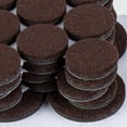 thumbnail image 3 of Premium Felt Furniture Pads, 133 Piece Multipack, Various Shapes & Sizes, Brown Felt, by MinnARK, 3 of 6