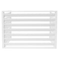 thumbnail image 6 of ToppiJoy Air Conditioner Fence Rectangular Aluminum Alloy Air Conditioner Protective Cover Modern Privacy Fence for Outside Outdoor Garden (White), 6 of 24