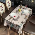 thumbnail image 4 of Cute Cartoon Dachshund Rectangle Tablecloth 60"x102",Waterproof Polyester Rectangle Table Cloth, Wipeable Spillproof Polyester Tablecloth for Dining, Camping, Indoor and Outdoor, 4 of 6