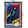 thumbnail image 3 of Marvel Trading Cards - Black Widow Wall Poster, 14.725" x 22.375" Framed, 3 of 6