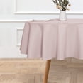 thumbnail image 1 of WYZZHY 6 Pack Round Tablecloth  120 Inch White  Stain &amp; Wrinkle Resistant  Polyester  Table Cover for Dining Table  Buffet Parties &amp; Camping, 1 of 7