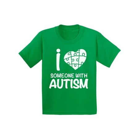 Awkward Styles I Love Someone with Autism Shirt Kids Youth Autism Awareness T-shirt Autism Awareness T Shirt Autistic Pride Autism Puzzle Shirts for Kids Boys Autism Shirt Autism Gifts for (Best Gifts For Autistic Child)