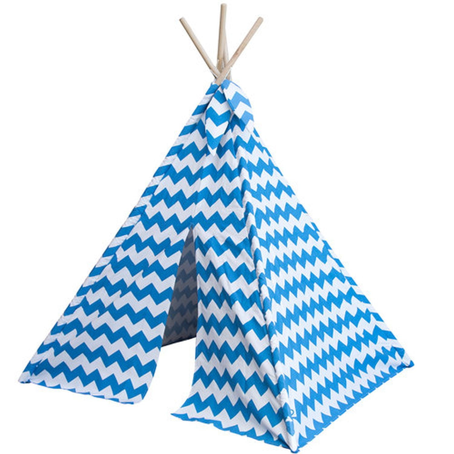 discovery play teepee wood and canvas