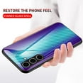 thumbnail image 4 of for Samsung Galaxy S25 FE Case, Carbon Fiber Pattern Tempered Glass Phone Case, Lightweight Slim Shockproof Protective Cover, Anti-Scratch Stained Glass Shell for Samsung Galaxy S25 FE, Color, 4 of 7