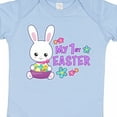 thumbnail image 4 of Inktastic My 1st Easter with Bunny and Easter Basket Girls Baby Bodysuit, 4 of 5
