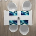 thumbnail image 3 of Ambesonne Landscape Place Mats Set of 4, Tokyo at Night, Standard Size, Blue White and Dark Blue, 3 of 4