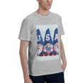 thumbnail image 2 of Bingfone Cute Gnomes In Usa Men'S Loose Fit Short-Sleeve Pocket T-Shirt, 2 of 7