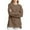 Khaki, variant on FYEGRE Women's Oversized Sweatshirts Crewneck Long Sleeve Tunic Pullover Shirts Side Zipper Hoodies Sky Blue S