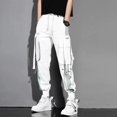 thumbnail image 2 of New Hong Kong Style Workwear Pants  Men‘s Solid Color Versatile Loose Trendy Large Size Leggings, 2 of 6