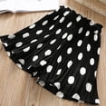 thumbnail image 6 of Amidoa Girls Shorts Casual Summer Elastic Waist Ruffle Soft Shorts for Kids Black Size 3T, 6 of 7