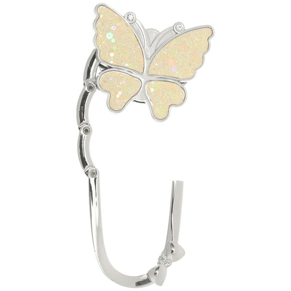 SOPOTUTU Stylish Foldable Butterfly Office Desk Bag Hook Khaki Matte Finish